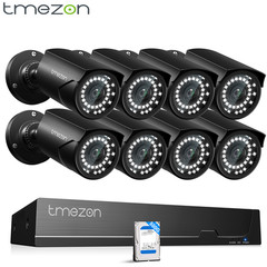 8CH POE NVR Kit IP Camera Full HD Home Office Recording System 2-Way Audio IP66
