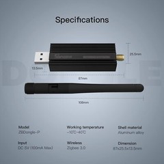 SONOFF Zigbee USB Dongle Plus Gateway for Home Assistant, IoBroker, Zigbee2MQTT