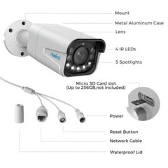 Reolink 8CH 16CH 4K 8MP Spotlight Security Camera CCTV System Zoom 2-Way Audio