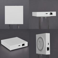 MOES Smart ZigBee Matter Thread Gateway Hub Support SmartThings, Homekit, Tuya