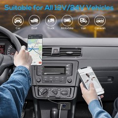 Linkstyle 12V USB Outlet, Dual 36W PD3.0 & 18W QC A Ports, Car 2PCS