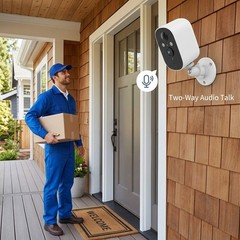 XVIM Solar Battery Powered Wireless WiFi Outdoor Home Security Camera System