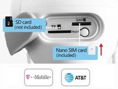 5MP 4G LTE Cellular Security Camera Solar – SIM Card, Wireless Outdoor No WiFi