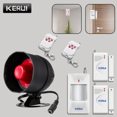 KERUI Alarm Home Security System Door Sensor Garage Detect Anti-theft Loud Alert