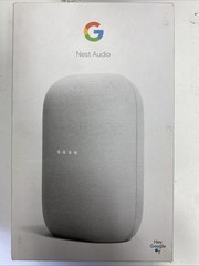 Google Nest Audio Smart Speaker – Chalk Open Box