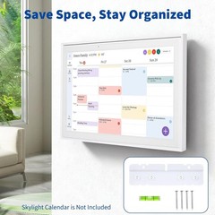 Wall Mount for Skylight 15 Inch Smart Calendar No-Drill Easy Install Bracket