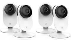 YI Pro 4pc Home Camera 2K Wireless IP Security Surveillance System Night Vision