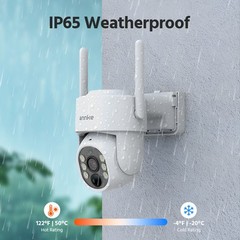ANNKE 4MP Wireless Solar Battery Powered Security Camera System PT Color Night