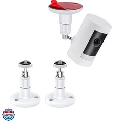 2 Pack Adjustable Security Wall Mount for Ring Camera&Stick Up Cam Battery,In…
