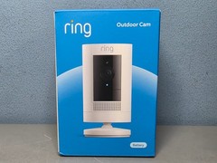 Ring Battery Outdoor Cam 2.4GHz WiFi White App Control New & Sealed