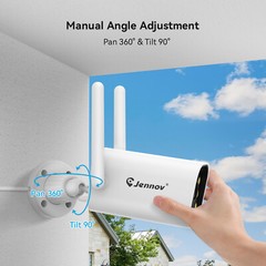 Wireless 5MP Two Way Audio Security IP Camera CCTV System 10CH NVR Outdoor WIFI