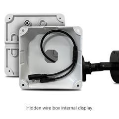 Universal CCTV Camera Junction Box Waterproof ABS Mount for Cable Management