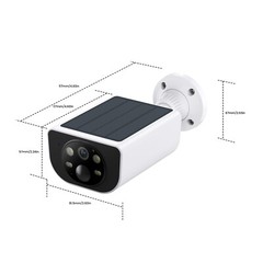 Wansview 2K 3MP Outdoor Solar Security Cameras Spotlight Cam Color Night Vision