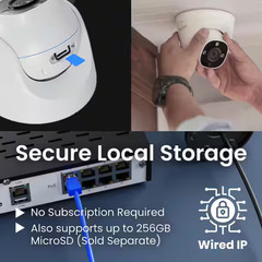 REOLINK 4K+ 12MP Add-On or Stand Alone PoE Hardwired Outdoor Dome Security Camer
