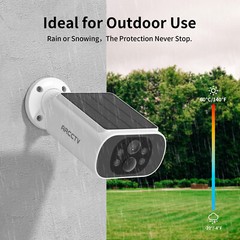 ARCCTV 4MP Wireless Solar Security Camera System Outdoor WiFi Audio Cameras Home