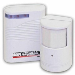 U.S Patrol Driveway Patrol Garage Motion Sensor Security Infrared System White