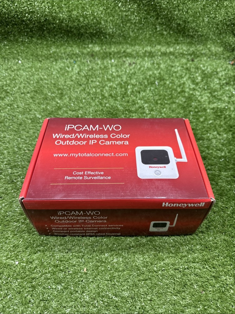 NEW! Honeywell iPCAM-WO Color IP Wireless Outdoor Security Camera White. s3