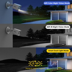 ANNKE 4pcs 1080P HD Security Camera 2MP CCTV Outdoor Night Vision IR Motion IP66