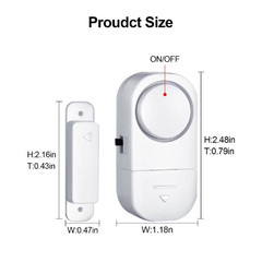 Door Window Alarm, 95DB Door Alarms for Kids Safety, Wireless Sensor Door Window