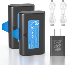 Burflo 2-Pack Extra Outdoor Camera Battery Pack for Simplisafe Wireless Outdoor