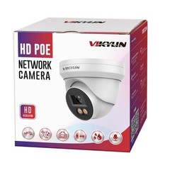 Vikylin 4K 8MP PoE IP Camera Outdoor Audio Dual light Full Color+IR Onvif NDAA