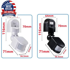 PIR Motion Sensor Switch 110V~265V LED Infrared PIR Motion Sensor Detector Wall