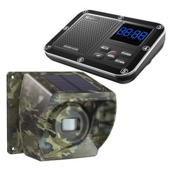 Solar Driveway Alarm Wireless 1800ft Range, Outdoor Motion Detector Weatherproof