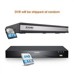 ZOSI 16CH/8CH NVR 4K 8MP POE Security Camera System Audio Recording IP Network