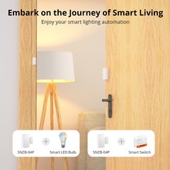 SONOFF Zigbee Door Window Sensor SNZB-04P Local Smart Scene Home Security Alarms