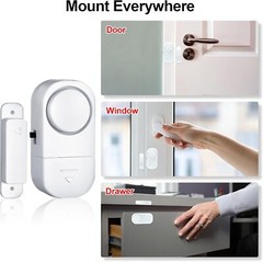 New Wireless Home Window Door Burglar Security Alarm System Magnetic Sensor LOT