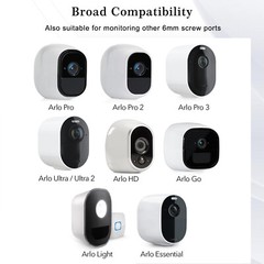For Arlo Pro Security – 4Pack Flexible Camera Wall Mount Bracket Outdoor Indoor