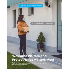 2-Pack Security Cameras Wireless Outdoor, 2K Battery Powered AI Motion Detection