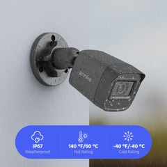 ANNKE 3K Lite 8CH DVR FHD 1080P CCTV Security Camera System Outdoor AI Detection
