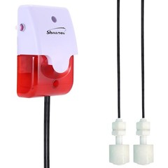 Water Level Sensor Alarm 120 dB Red Strobe 16.4ft Probe for Water Tank
