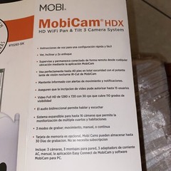 Mobicam HDX HD Wifi Pan & Tilt 3 Camera System Mobi 32GB Card Security C2