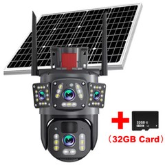 Upgraded Solar Battery Powered Wireless WiFi Outdoor Home Security Camera CCTV