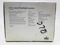 Blink Wired Floodlight Camera – Smart Security Camera, 2600 Lumens, White