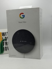 NEW – SEALED – Google Nest Mini (2nd Generation) Smart Speaker – Charcoal