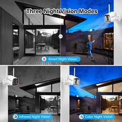 10 Pcs Cameras Wireless CCTV Security Camera System WiFi 10CH 5MP NVR Audio
