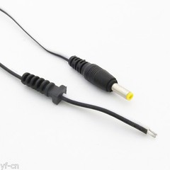50pcs 5ft/1.5M DC Power Cable 4.0×1.7mm DC Tip Male Plug CCTV Cord Cable 22AWG