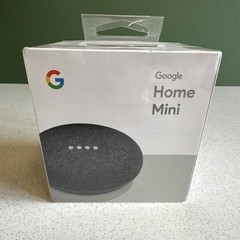 Google Home Mini Charcoal Smart Speaker w/ Voice Control GA00216-US