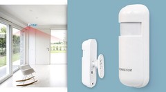 HOMSECUR Wireless PIR Motion Sensor For 433MHz Frequency Alarm System
