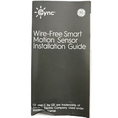 GE Cync Smart Motion Sensor Wire-Free Wireless Bluetooth Alexa Google