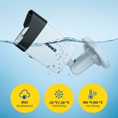 ANNKE 3K 4K 8MP 12MP Audio PoE Security IP Camera Outdoor Color Night Vision AI