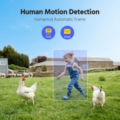 ANNKE 4MP WIFI Security IP Camera AI Color Night Solar Battery Two Way Audio