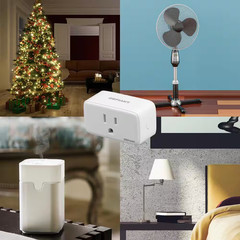 15 Amp 120-Volt Indoor Smart Plug and Timer Wi-Fi Bluetooth Single Outlet Powere