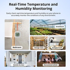 SONOFF SNZB-02WD IP65 Zigbee LCD Smart Temperature Humidity Sensor Measurement