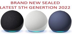 2022 Amazon Echo Dot 5th Gen Smart Speaker, Bigger Vibrant Sound with Alexa