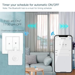 MOES Bluetooth Fingerbot Plus Smart Wireless Switch Button Pusher Remote Timer