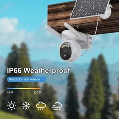 360° PTZ Solar Camera – 4G Connectivity, Free Cloud Storage, Night Color Vision